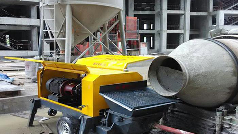 水泥砂浆输送螺杆泵应用场景